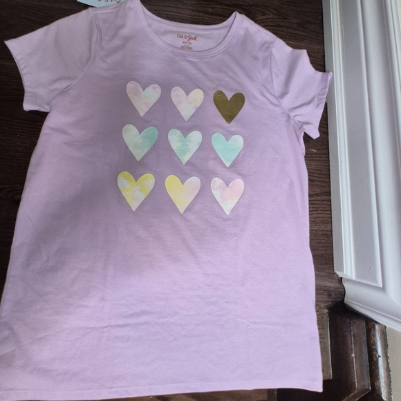 Girls Light Violet Cat and Jack Top - Picture 8 of 8